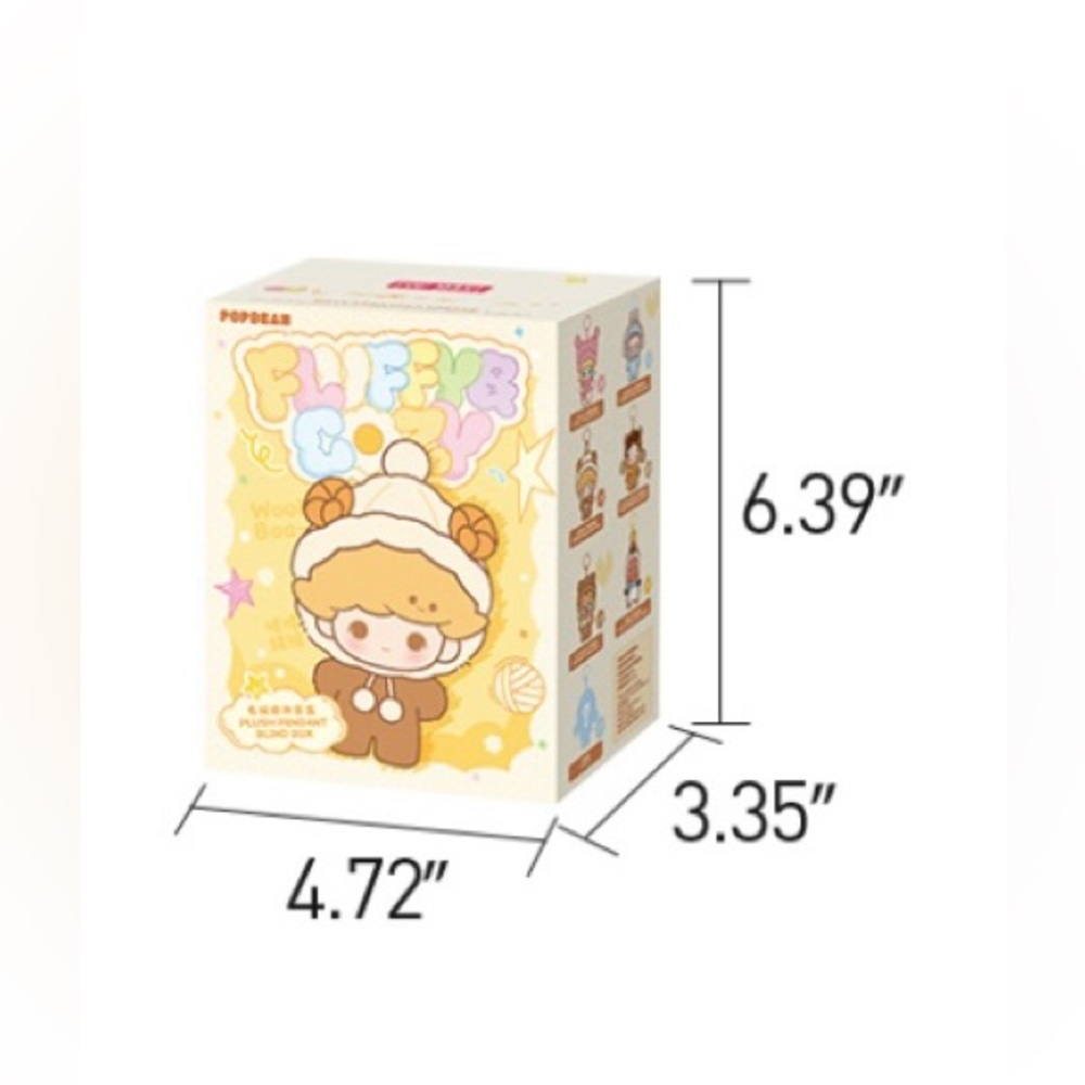 ❄️ POP BEAN ”Fluffy & Cozy” Plush Pendant ❓BLIND BOX ❓🆕SEALED BOX🆕 🟥POP MART🟥 - Picture 14 of 16